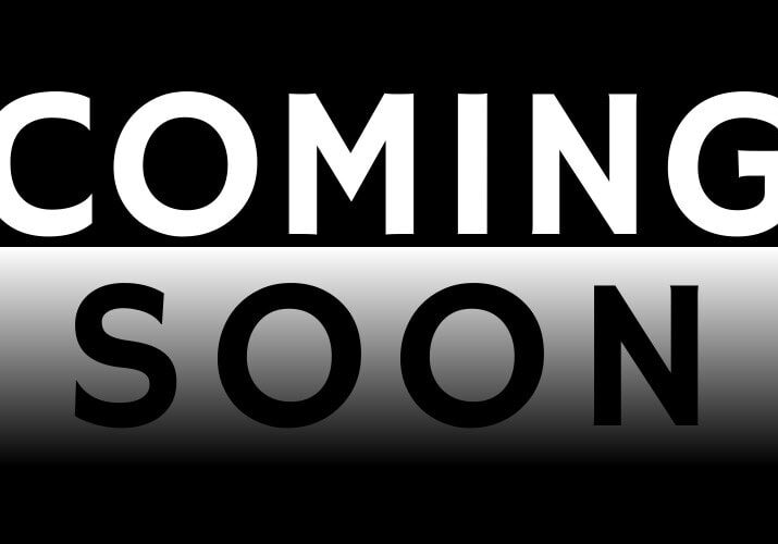 Black and white coming soon Instagram post (Twitter Header)